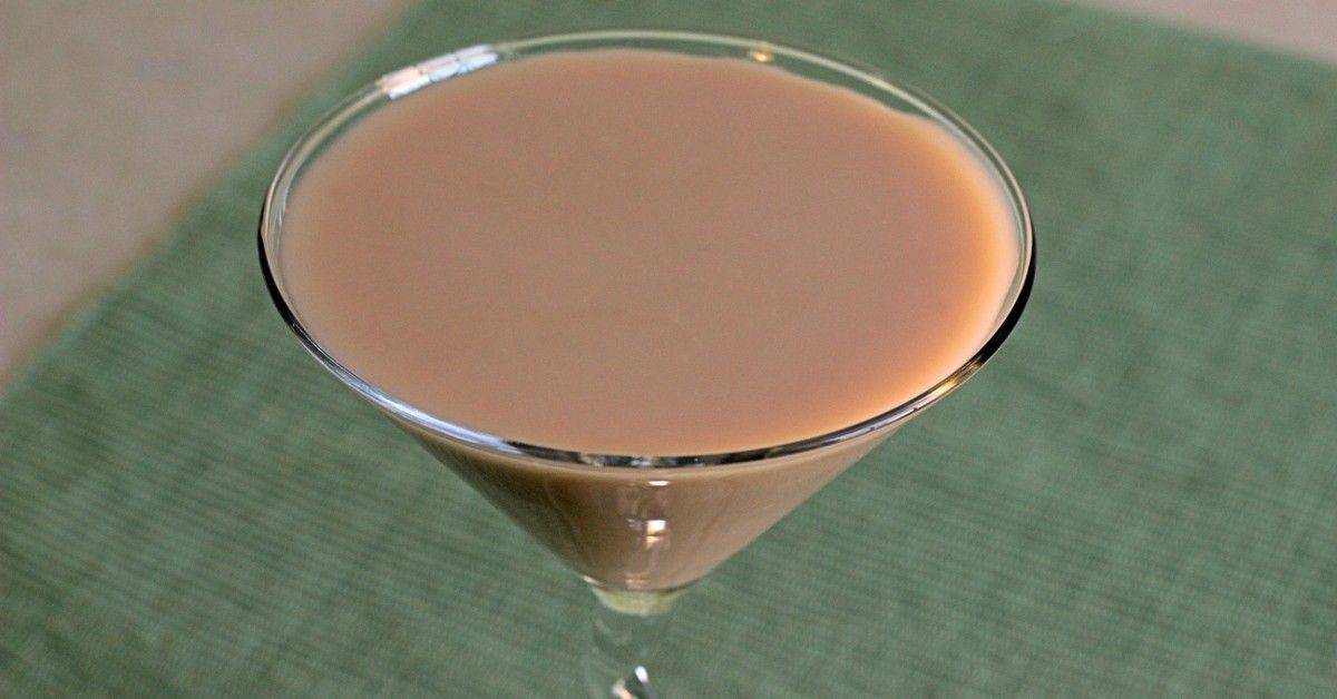 Chocolate Heaven Martini in cocktail glass