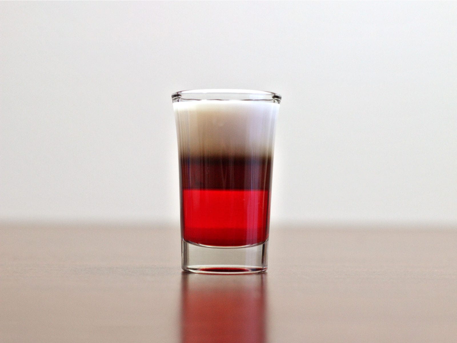 German Cherry Bomb layered shooter on bar